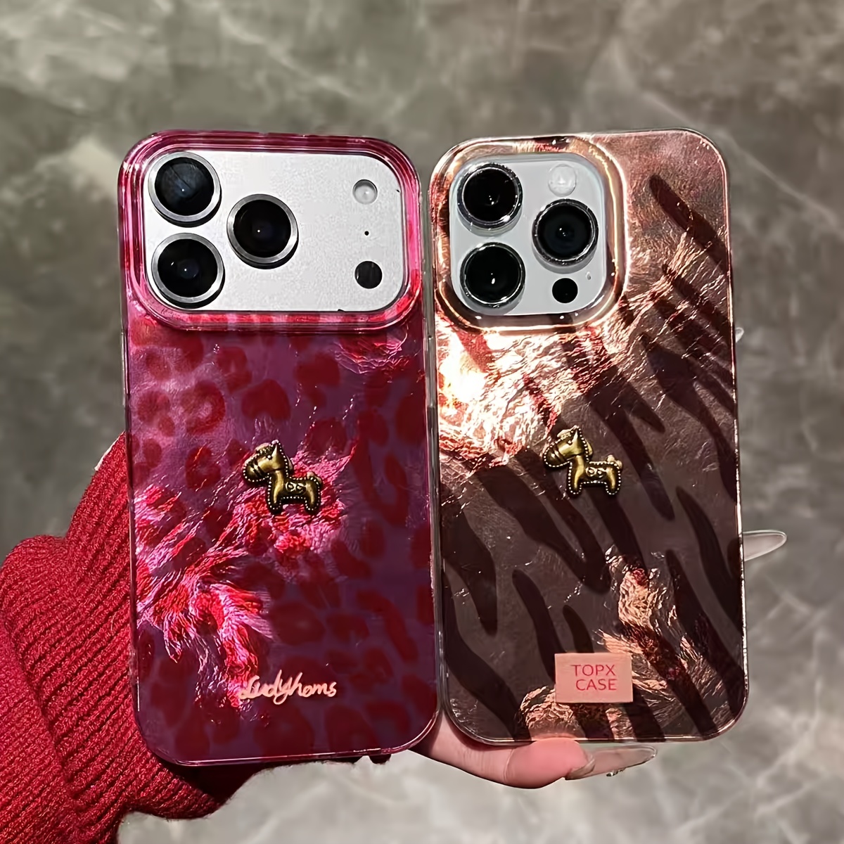 3D Printing Case - Изысканный чехол для телефона с леопардовым