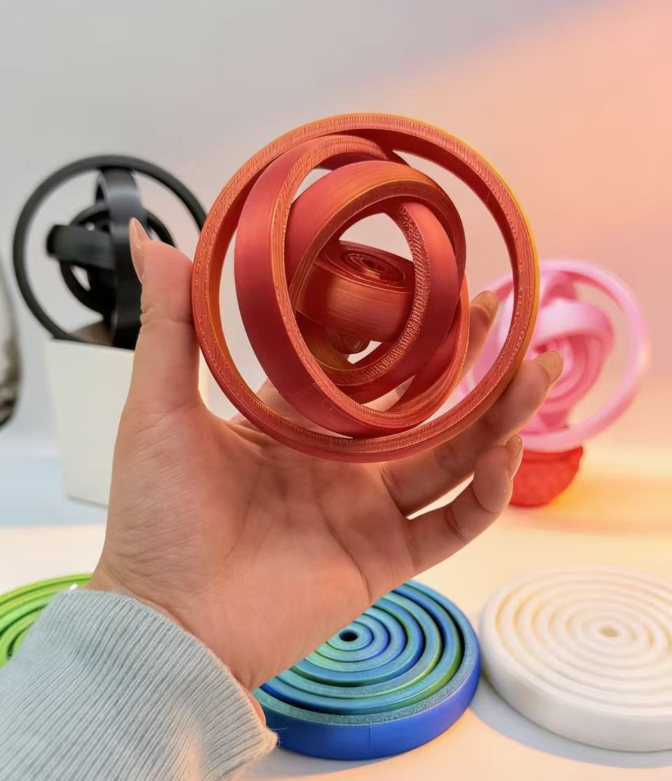 3D Printing Pla - 3D-печатное креативное вращающееся кольцо-спиннер, игрушка-антистресс для