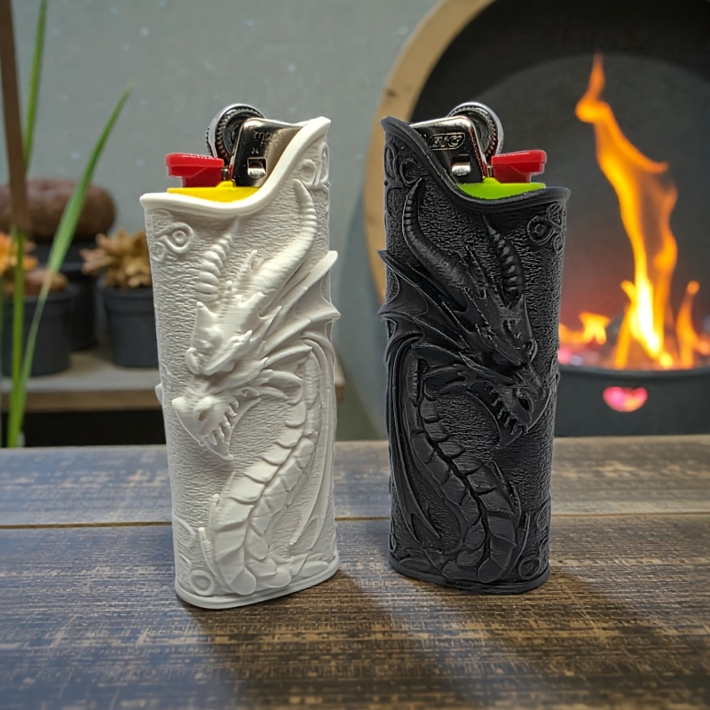 3D Printing Pla - Готический чехол для зажигалки с тисненым