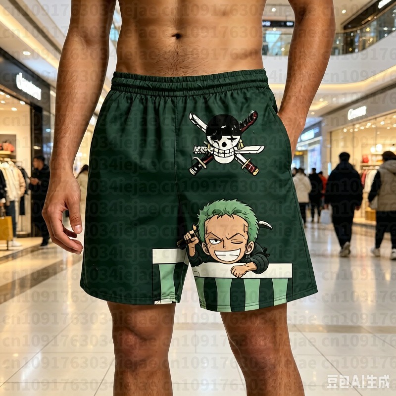 3D Printing Enthusiast - Шорты с 3D-принтом One Piece: Шанкс,