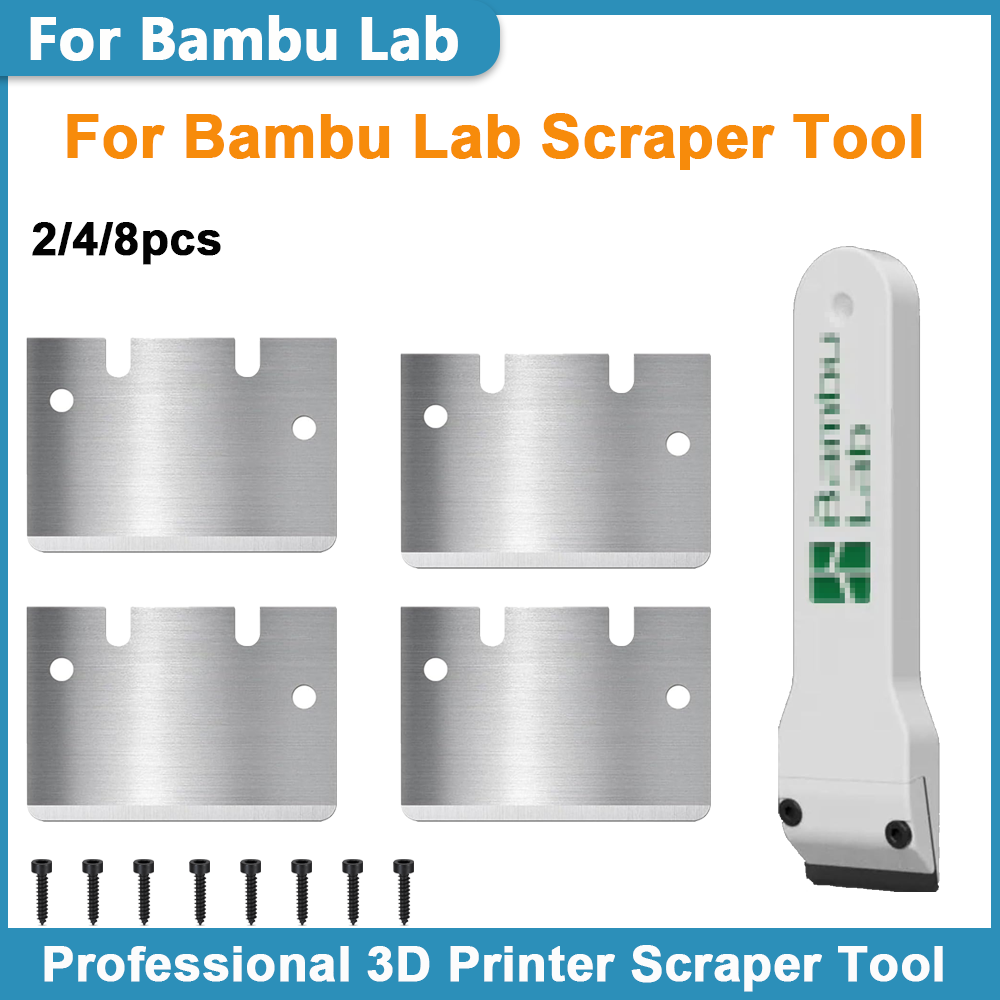 Print Removal Spatula - Профессиональный металлический скребок для 3D-принтеров, лопатка