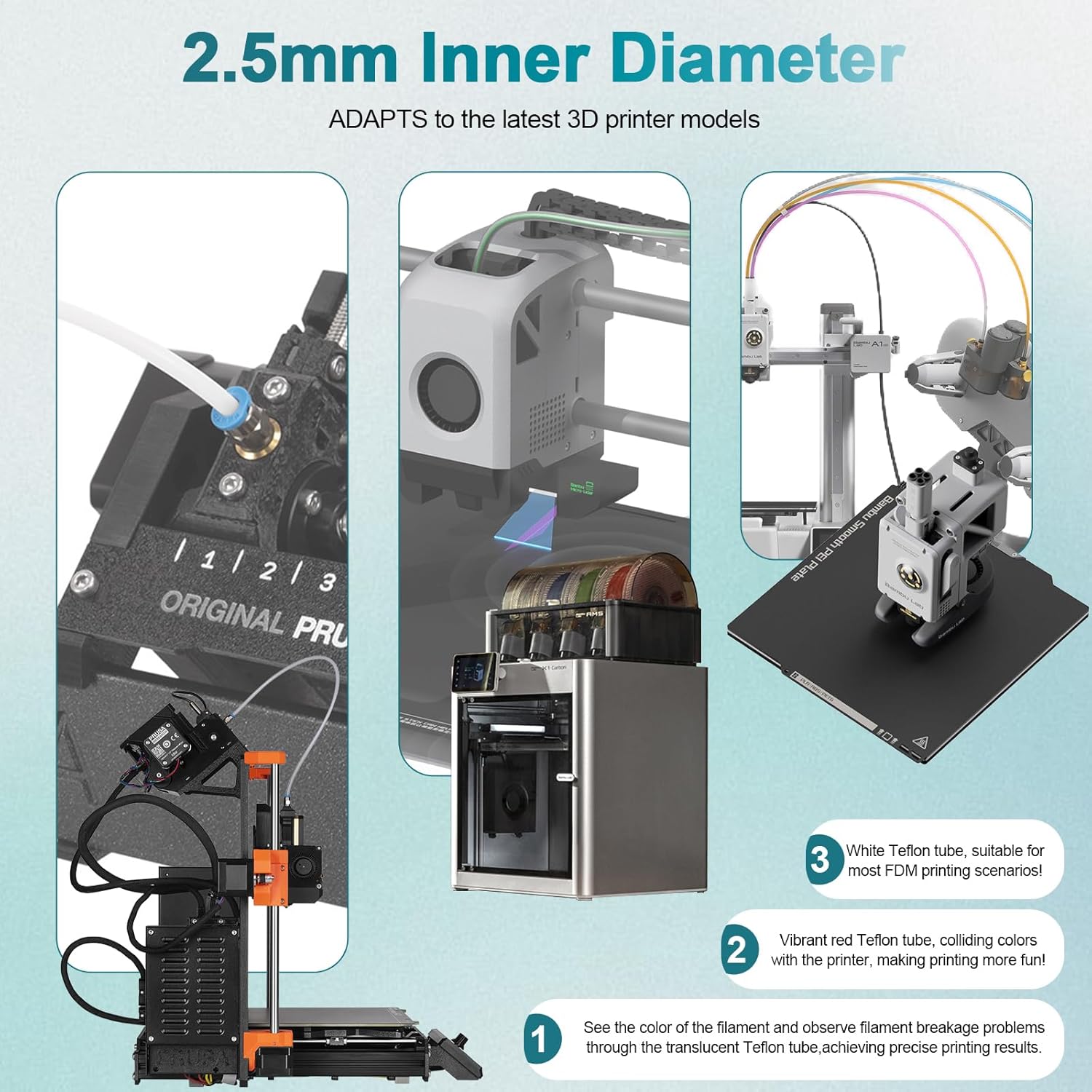 Трубка из ПТФЭ для Bambu Lab P – обзор и цена 3D Printing Website