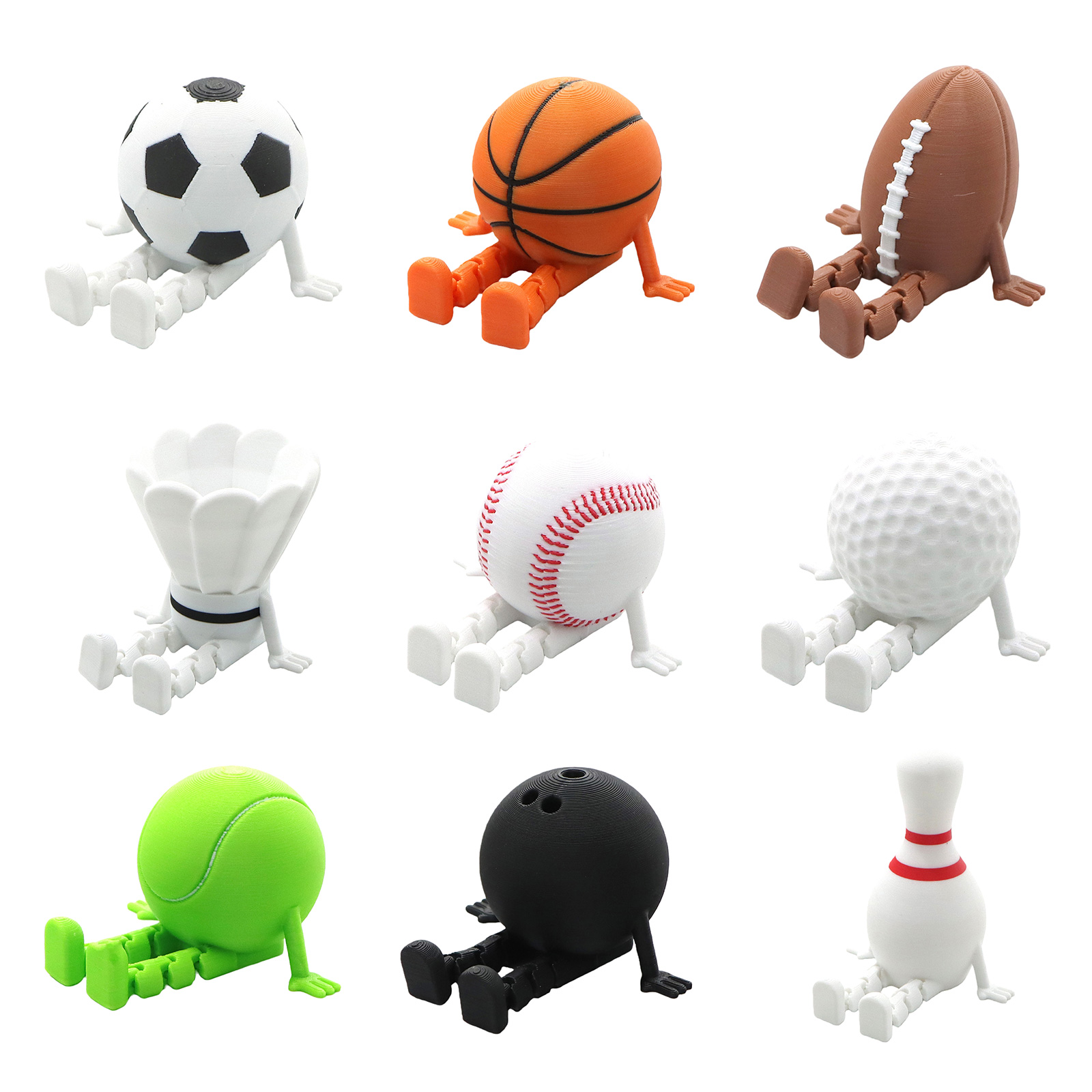 Спортивные фигурки-игрушки из  – обзор и цена 3D Printing Pla