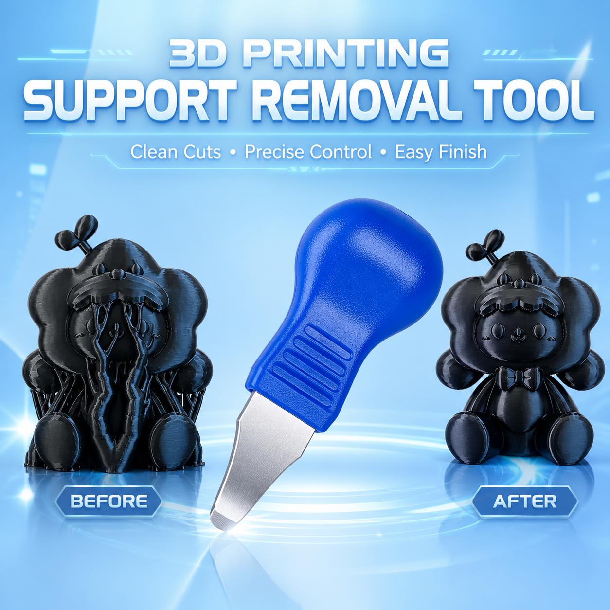 Набор для постобработки 3D-печ – обзор и цена Print Removal Spatula