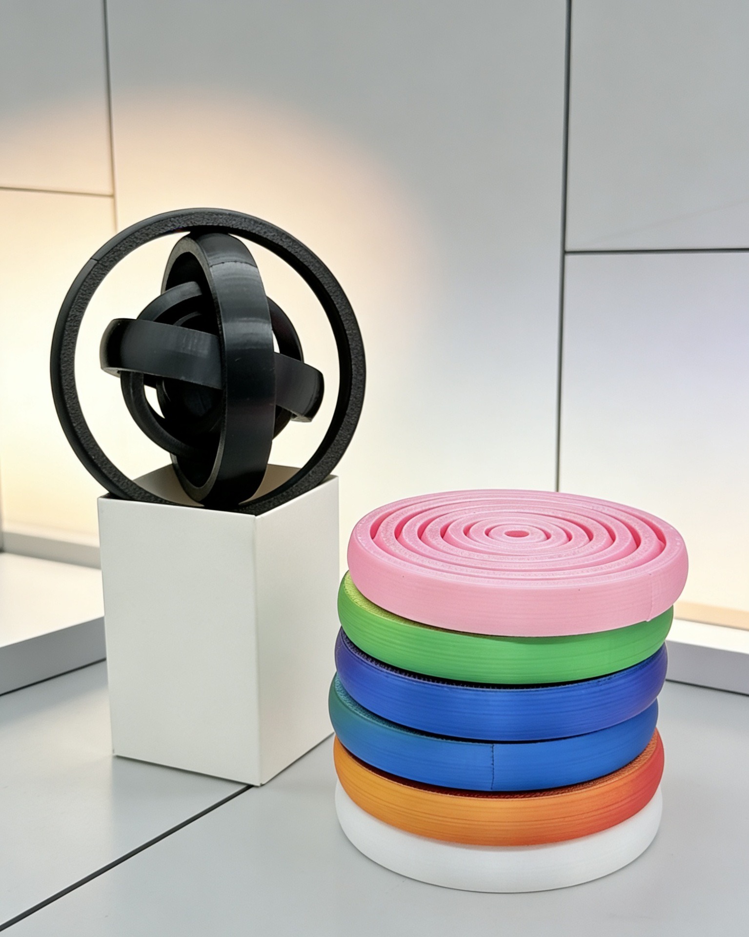3D-печатное креативное вращающ – обзор и цена 3D Printing Pla