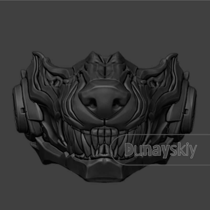 Маска Волка Valko из Love and  – обзор и цена 3D Printing Mask
