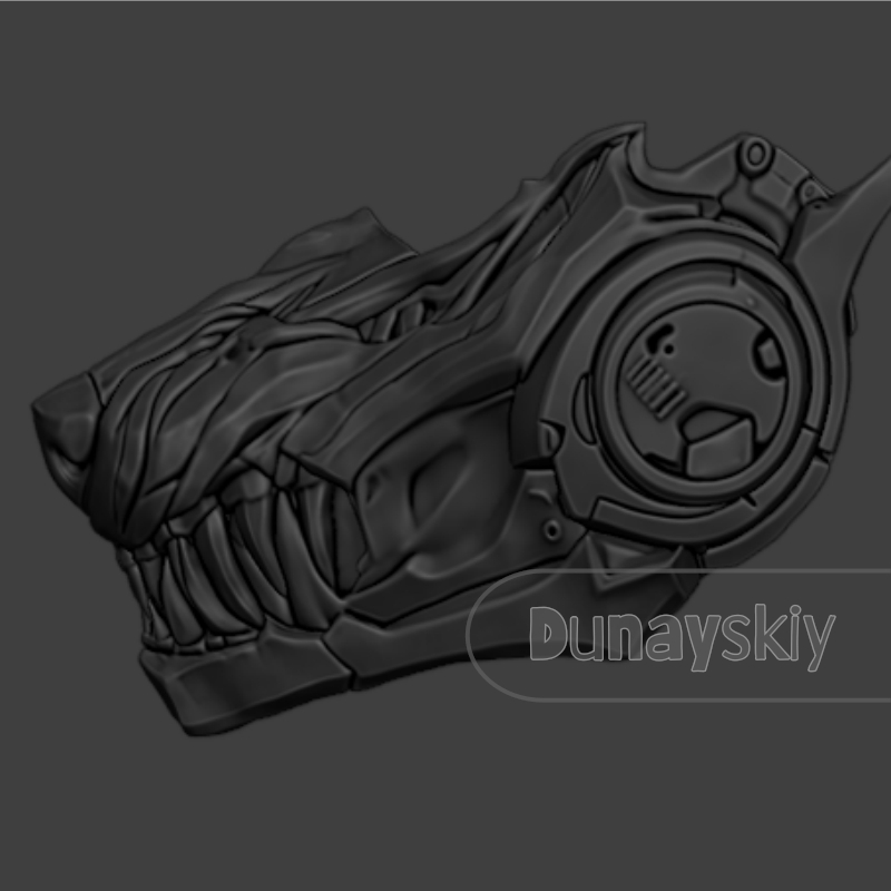 Маска Волка Valko из Love and  – обзор и цена 3D Printing Mask