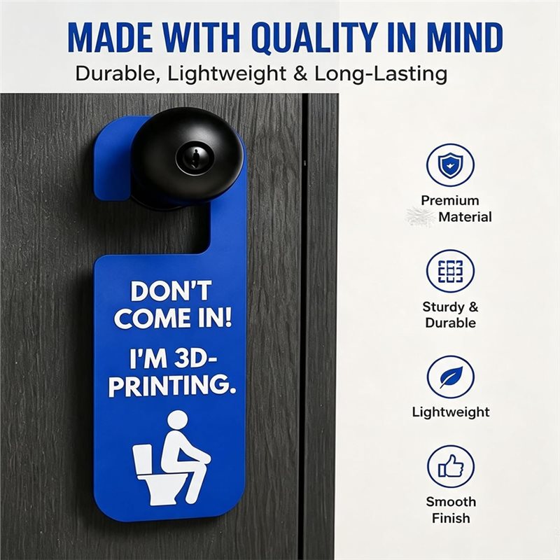 IALJ-Funny 3D-табличка на двер – обзор и цена 3D Printing Enthusiast