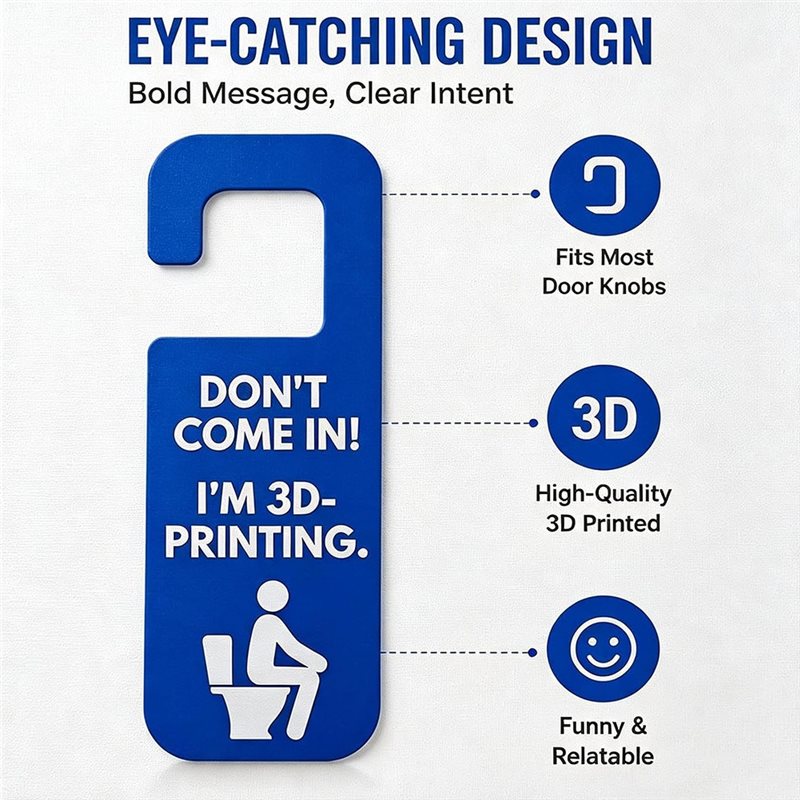 IALJ-Funny 3D-табличка на двер – обзор и цена 3D Printing Enthusiast