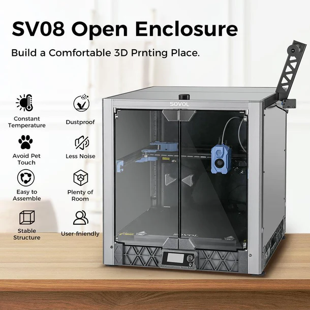 Новый 3D-принтер Sovol SV08, м – обзор и цена 3D Printing Machine